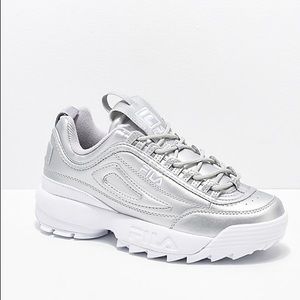Filet Disruptor II Premium metallic silver shoes